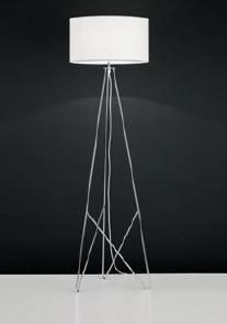 Moderní stojací lampa do obývacího pokoje, tripod