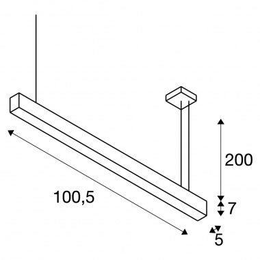 Lustr/závěsné svítidlo LA 1001403-8