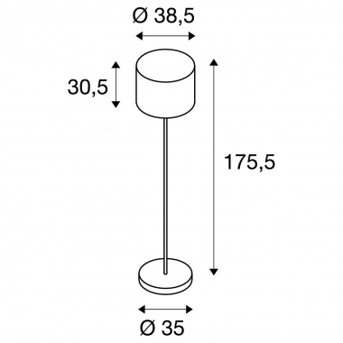 Venkovní sloupek LA 1002494-3