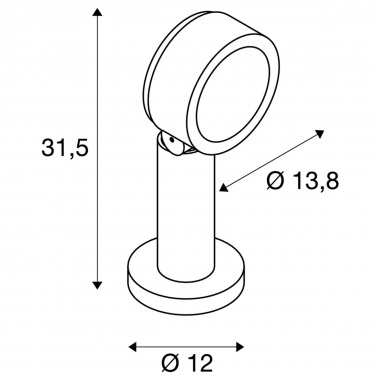 Venkovní sloupek LA 1002906-2