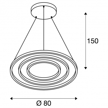 Lustr/závěsné svítidlo  LED LA 1002914-4