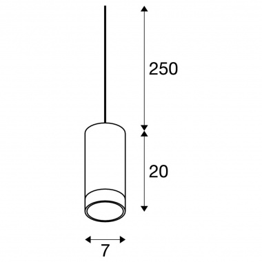 Lustr/závěsné svítidlo LA 1002937-3