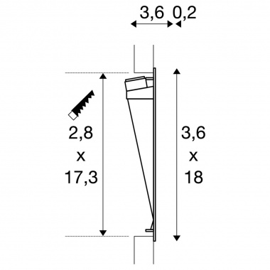 Vestavné bodové svítidlo 12V  LED LA 1002980-4