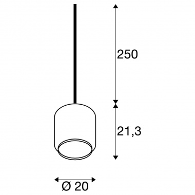 Lustr/závěsné svítidlo LA 1003004-4