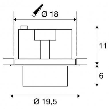 Stropní svítidlo  LED LA 1003311-3