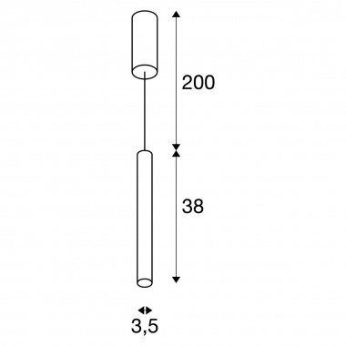 Lustr/závěsné svítidlo  LED LA 1003436-2