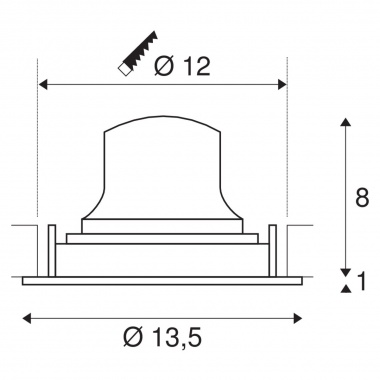 Stropní svítidlo  LED LA 1003553-1