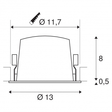 Stropní svítidlo  LED LA 1003913-1