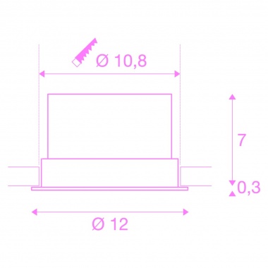 Stropní svítidlo  LED LA 1004668-4