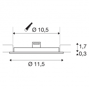 Stropní svítidlo  LED LA 1004694-1