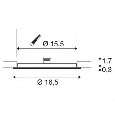 Stropní svítidlo  LED LA 1004695-2