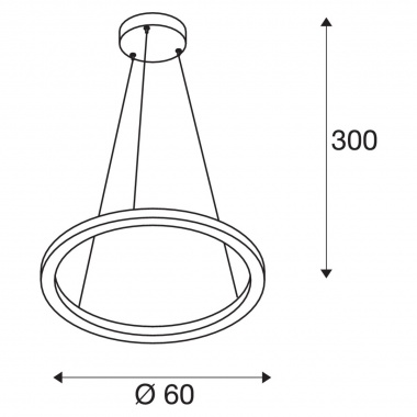 Lustr/závěsné svítidlo  LED LA 1004759-4