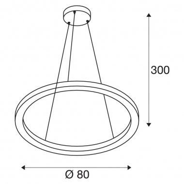 Lustr/závěsné svítidlo  LED LA 1004763-4