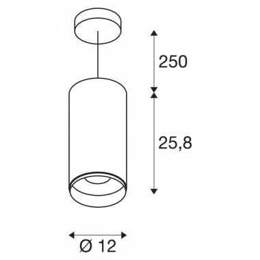 Lustr/závěsné svítidlo LA 1005787-6