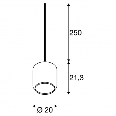 Lustr/závěsné svítidlo LA 1006395-1