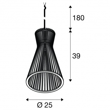 Lustr/závěsné svítidlo LA 1008046X-7