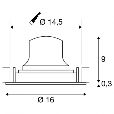 Stropní svítidlo LA 1009838-2