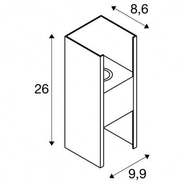 Nástěnné svítidlo LA 1010101-3
