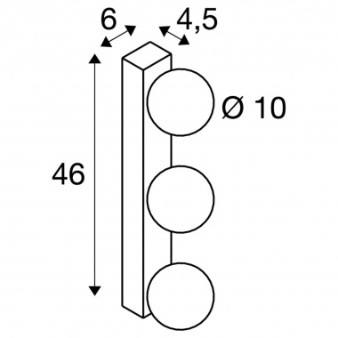 Nástěnné svítidlo LA 1010194-7