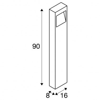 Venkovní sloupek LA 1010202-4