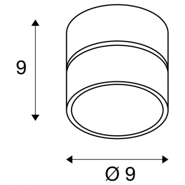 Přisazené bodové svítidlo LA 1010258-3