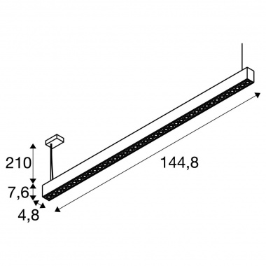Lustr/závěsné svítidlo LA 1010513-6