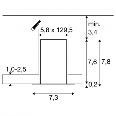 Stropní svítidlo LA 1010521-4