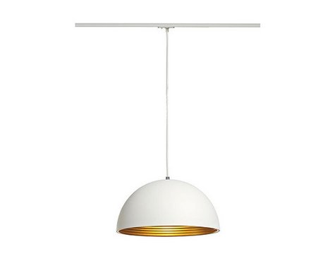 FORCHINI M závěsná pro 1-okr. lištu černá/zlatá 230V E27 40W SLV LA 143930