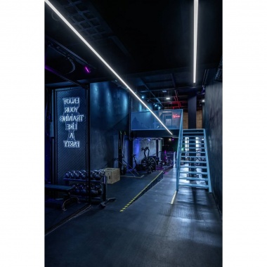 GRAZIA 10 profil na stěnu LED standard drážkovaný 2m černý - BIG WHITE SLV-5