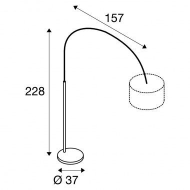 Stojací lampa SLV LA 1000763-6