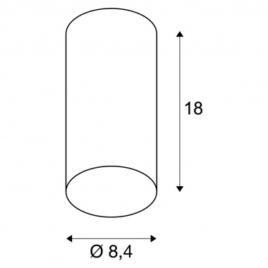 Stropní svítidlo  LED SLV LA 1000807-8