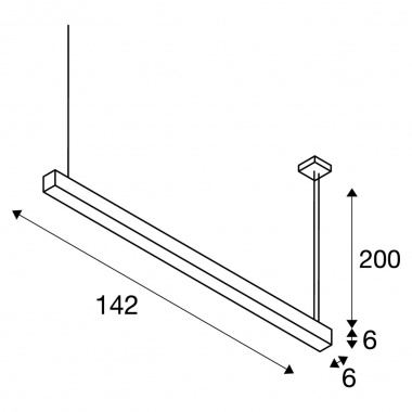 Lustr/závěsné svítidlo SLV LA 1001309-5