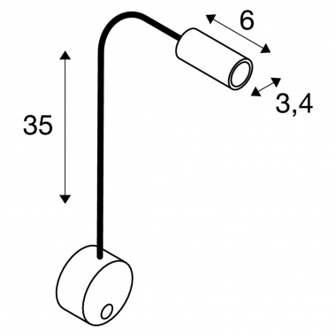 Nástěnné svítidlo  LED SLV LA 1002430-5