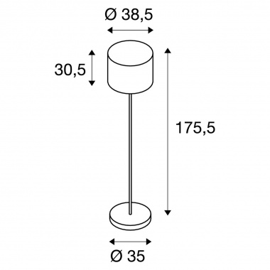 Venkovní sloupek LA 1002494-5