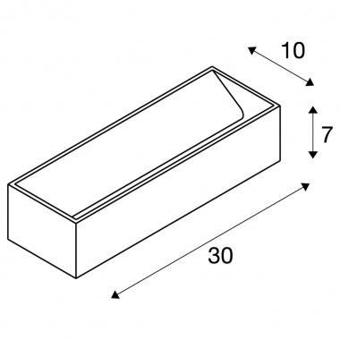 Nástěnné svítidlo  LED LA 1002843-3