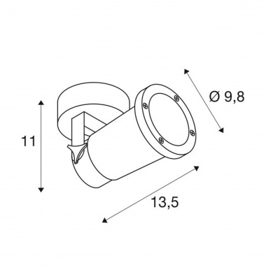 Nástěnné svítidlo SLV LA 1002867-7