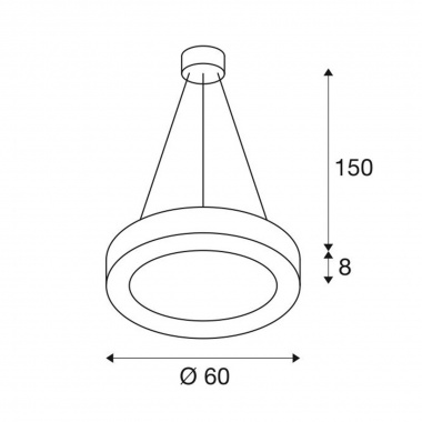 Lustr/závěsné svítidlo  LED LA 1002890-5