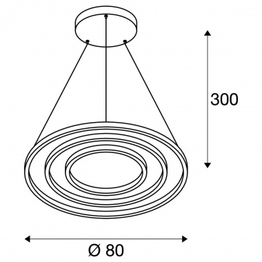 Lustr/závěsné svítidlo  LED LA 1002914-8