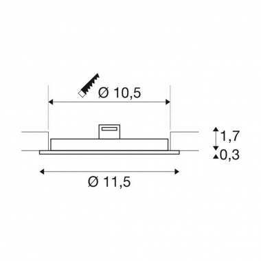 Stropní svítidlo  LED LA 1003008-5