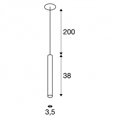 Lustr/závěsné svítidlo  LED LA 1003435-6