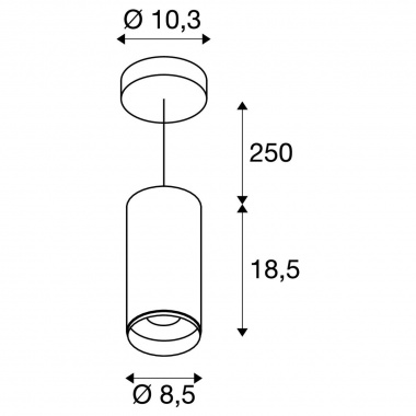 Lustr/závěsné svítidlo  LED LA 1004243-6