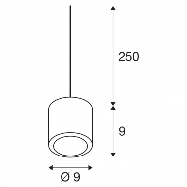 Lustr/závěsné svítidlo  LED LA 1004673-7
