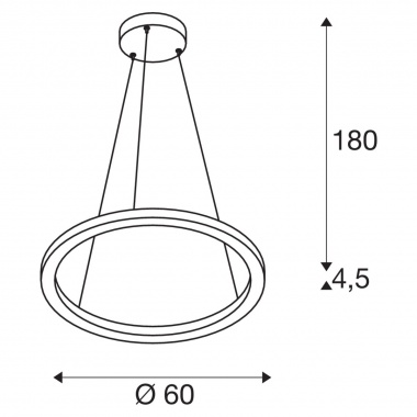 Lustr/závěsné svítidlo  LED LA 1004759-5