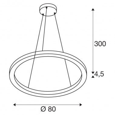 Lustr/závěsné svítidlo  LED LA 1004763-5