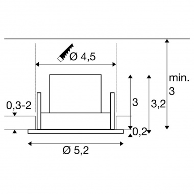 Stropní svítidlo LA 1009003-5