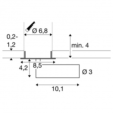 Stropní svítidlo LA 1009052-7