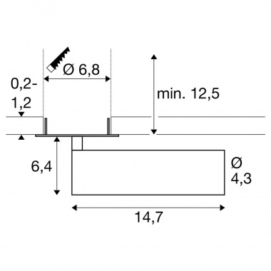 Stropní svítidlo LA 1009088-7