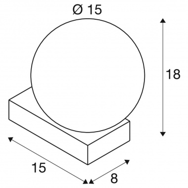 Nástěnné svítidlo LA 1009144-4