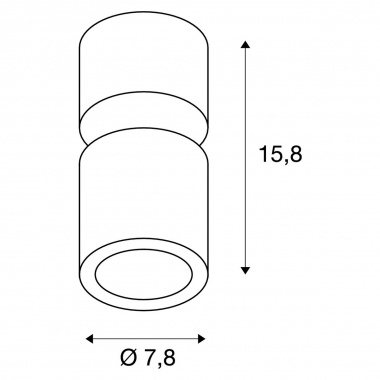 Stropní svítidlo LED  SLV LA 116331-6