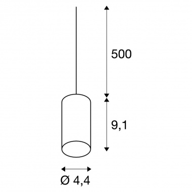 Lustr/závěsné svítidlo SLV LA 132691-7